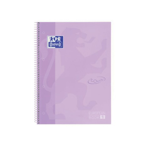 Caderno Espiral Capa Dura Oxford Touch A4 80 Folhas Pautado Pastel - Image product