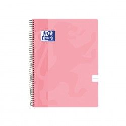 Caderno Espiral Capa Plstico Oxford Espiralflex A4 50 Folhas Pautado Pastel
