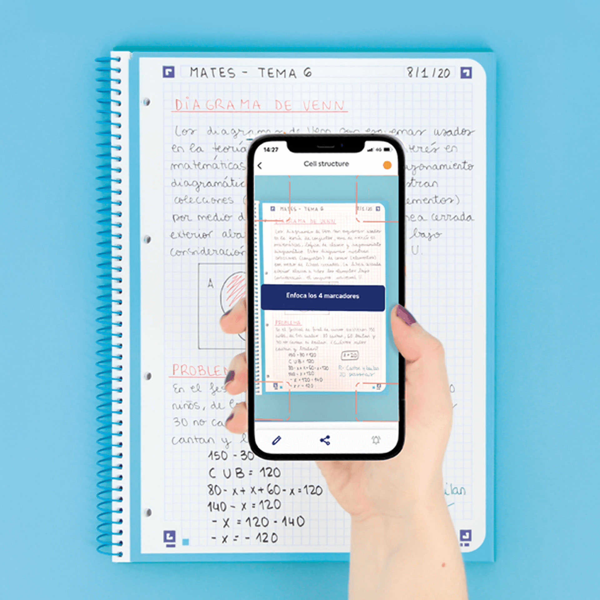 Caderno Espiral Capa Plástico Oxford Espiralflex A4 50 Folhas Pautado Pastel