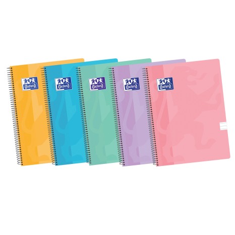 Caderno Espiral Capa Plástico Oxford Espiralflex A4 50 Folhas Pautado Pastel - Image product