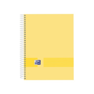 Caderno Espiral Capa Dura Oxford&You A4 80 Folhas Pautado Pastel
