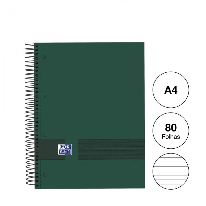 Caderno Espiral Oxford&You A4 Pautado Cor Neutra Caderno Espiral Oxford&You A4 Pautado Cor Neutra