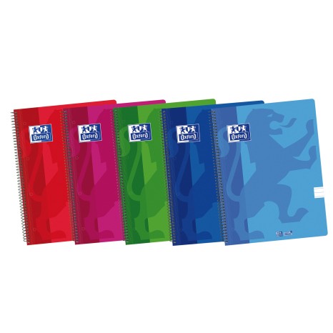 Caderno Espiral Capa Plástico Oxford Espiralflex A4 50 Folhas Pautado Cor Viva - Image product