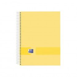 Caderno Espiral Capa Dura Oxford&You A4 80 Folhas Pautado Pastel