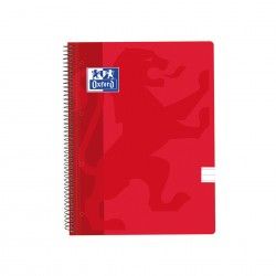 Caderno Espiral Capa Plstico Oxford Espiralflex A4 50 Folhas Pautado Cor Viva