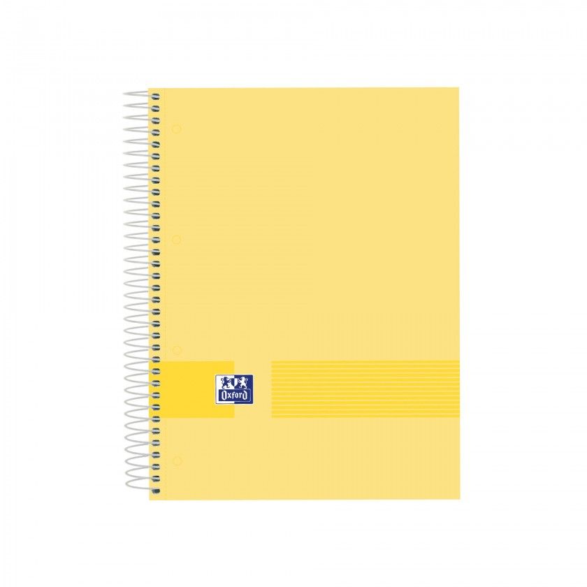 Caderno Espiral Capa Dura Oxford&You A4 80 Folhas Pautado Pastel