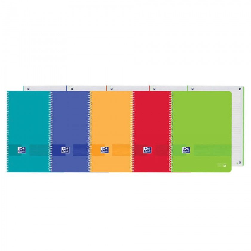 Caderno Espiral Oxford Live&Go A4 Pautado Cor viva Caderno Espiral Oxford Live&Go A4 Pautado Cor viva