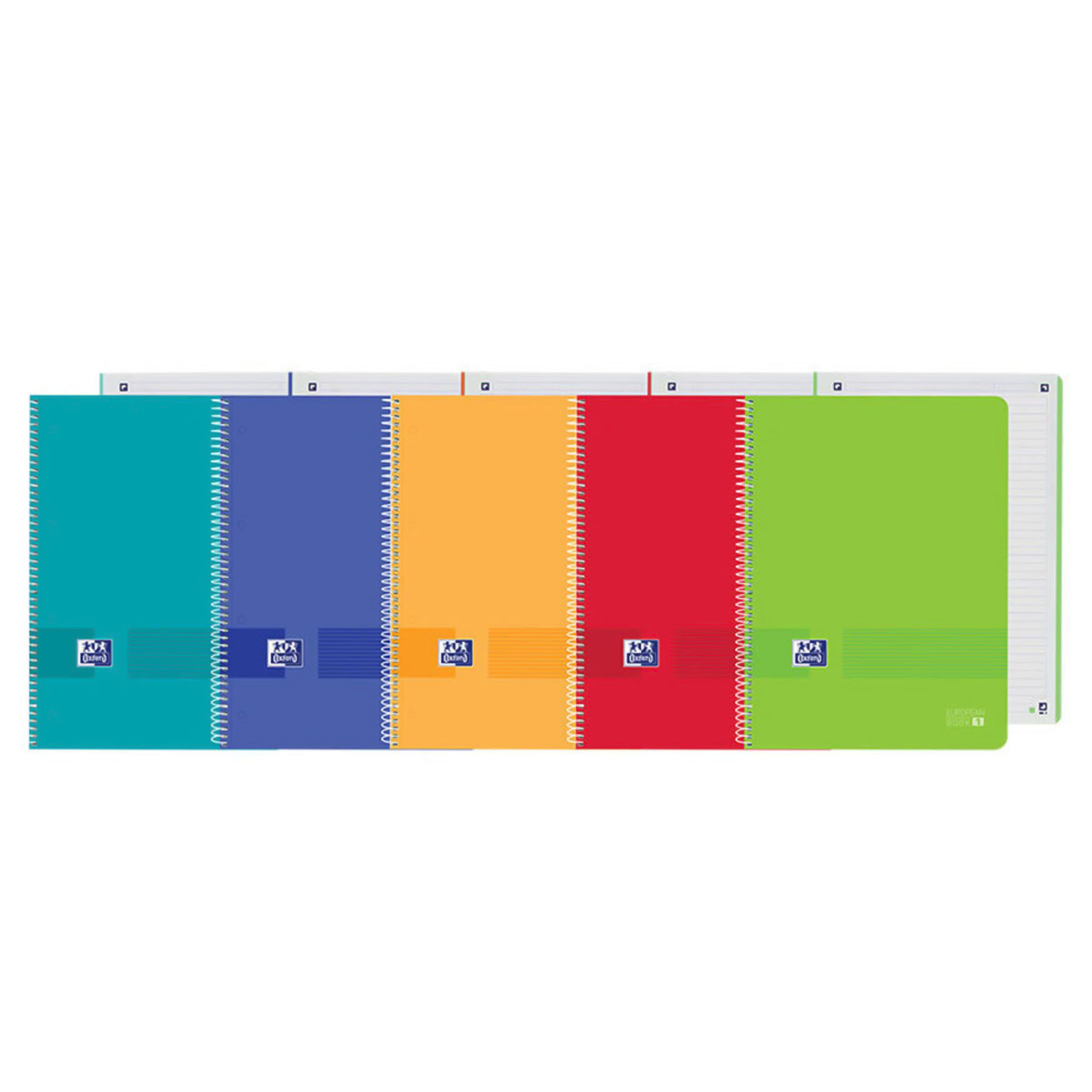 Caderno Espiral Oxford Live&Go A4 Pautado Cor viva