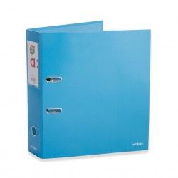 Pasta Arquivo L/L Ambar School A4 Azul Celeste