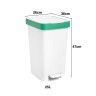 Balde Reciclagem com Pedal Smart 25L 26X36X47cm Balde Reciclagem com Pedal Smart 25L 26X36X47cm