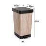 Balde Lixo com Pedal Smart Decorado 25L 26X36X47cm