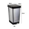 Balde Lixo com Pedal Smart Cor Sólida 25L 26X36X47cm Balde Lixo com Pedal Smart Cor Sólida 25L 26X36X47cm