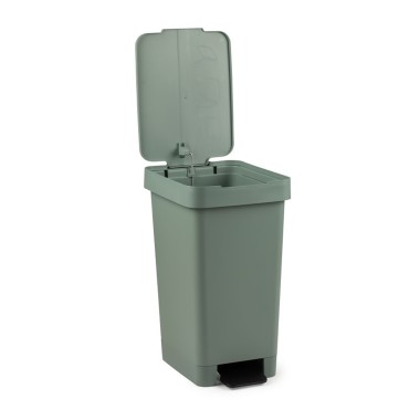 Balde Lixo com Pedal Smart Cor Sólida 25L 26X36X47cm