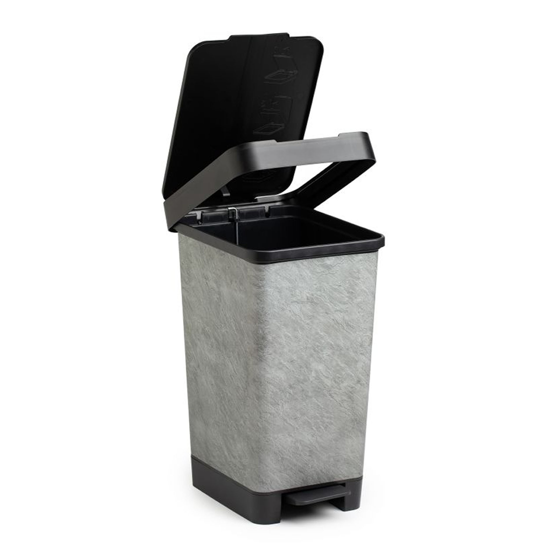 Balde Lixo com Pedal Smart Decorado 25L 26X36X47cm