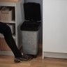 Balde Lixo com Pedal Smart Decorado 25L 26X36X47cm