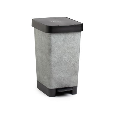 Balde Lixo com Pedal Smart Decorado 25L 26X36X47cm