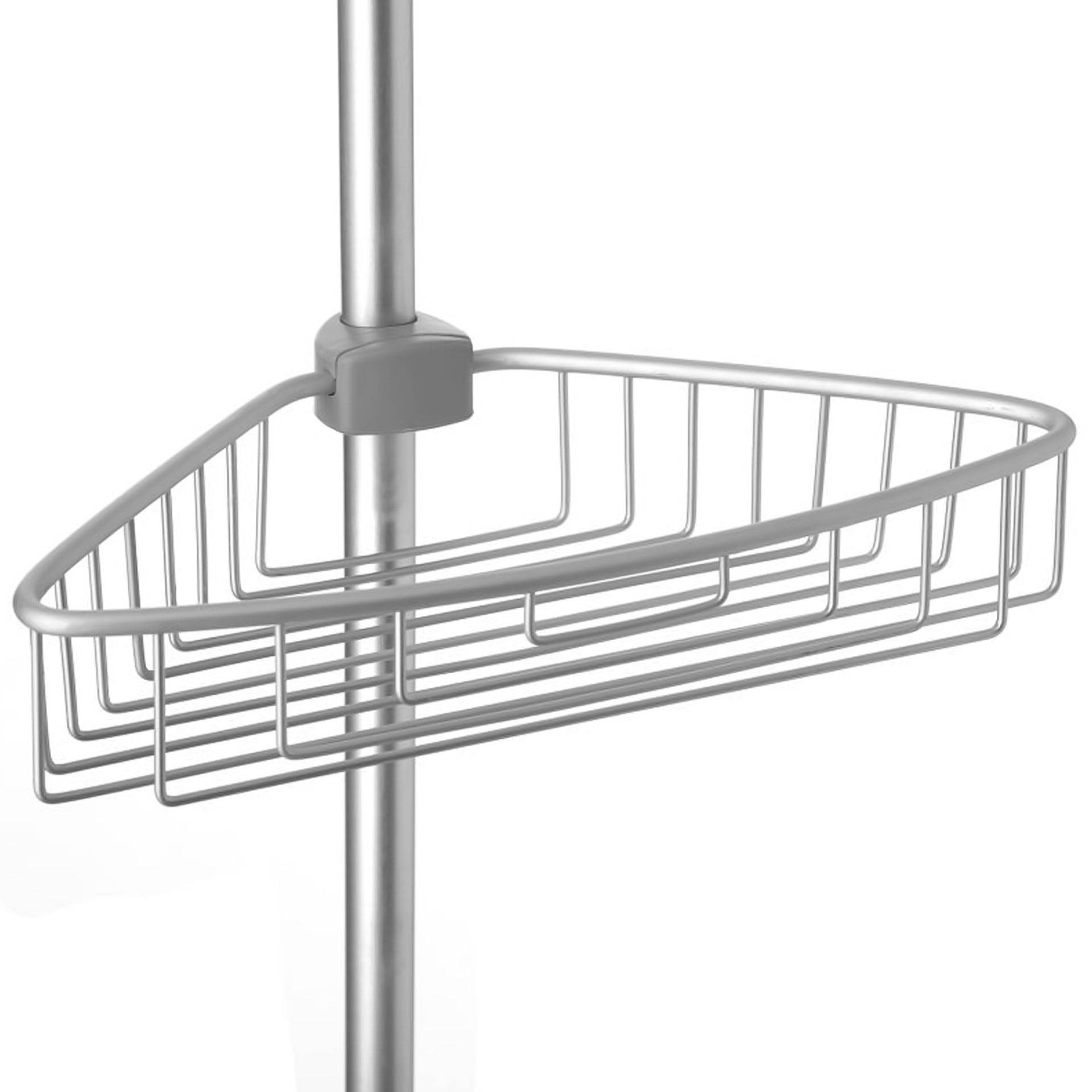 Barra Telescópica Alumínio 4 Cestos WC 35.5X21.5X270cm