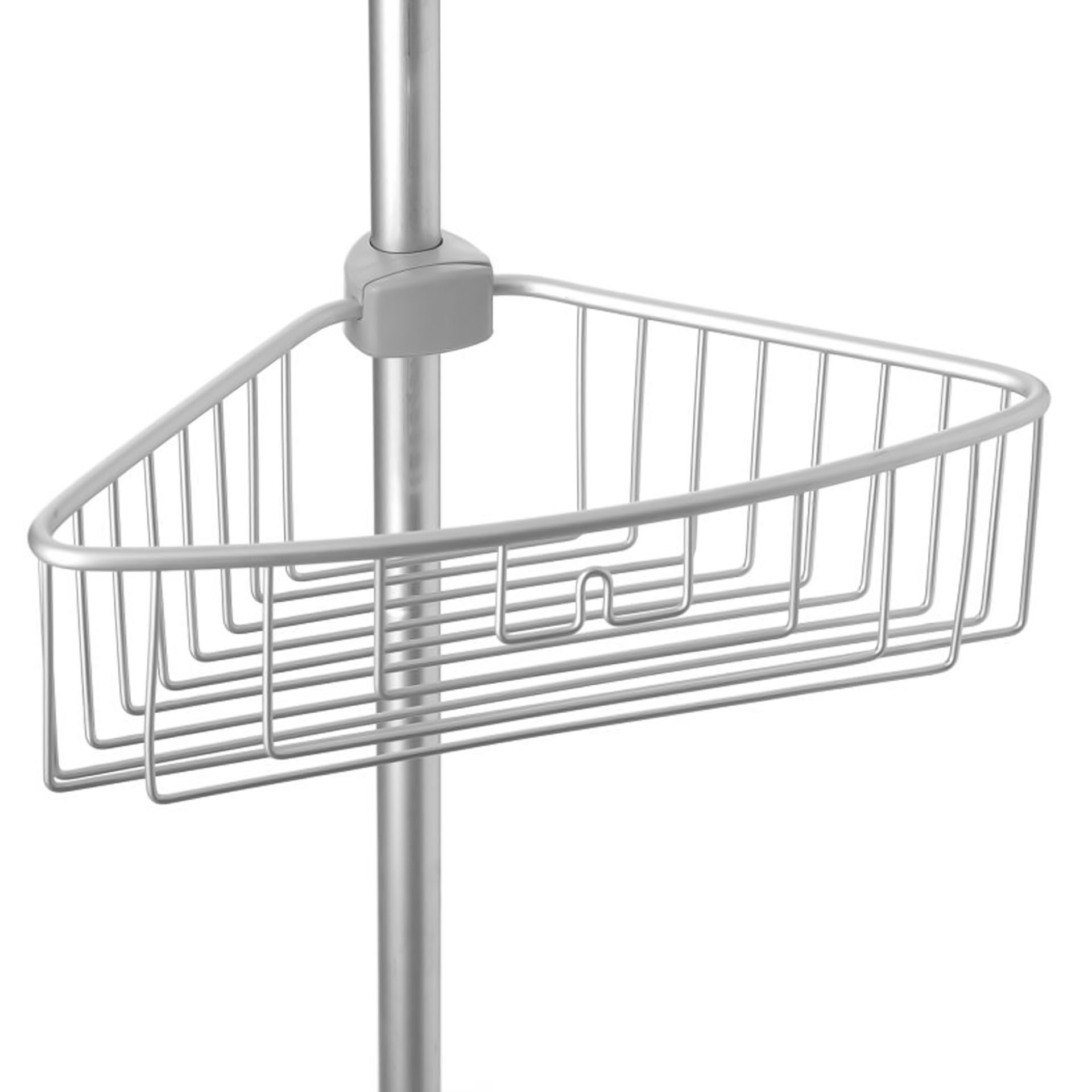 Barra Telescópica Alumínio 4 Cestos WC 35.5X21.5X270cm