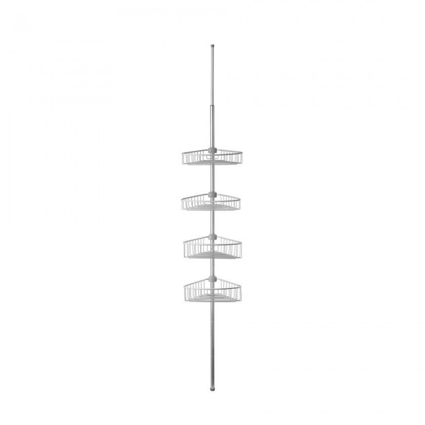 Barra Telescpica Alumnio 4 Cestos WC 35.5X21.5X270cm