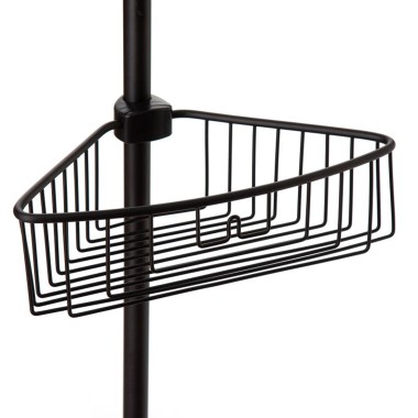 Barra Telescópica Alumínio 4 Cestos WC 35.5X21.5X270cm