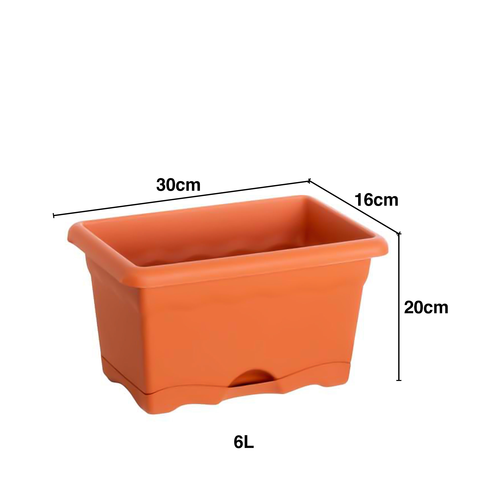 Floreira com Prato Terra