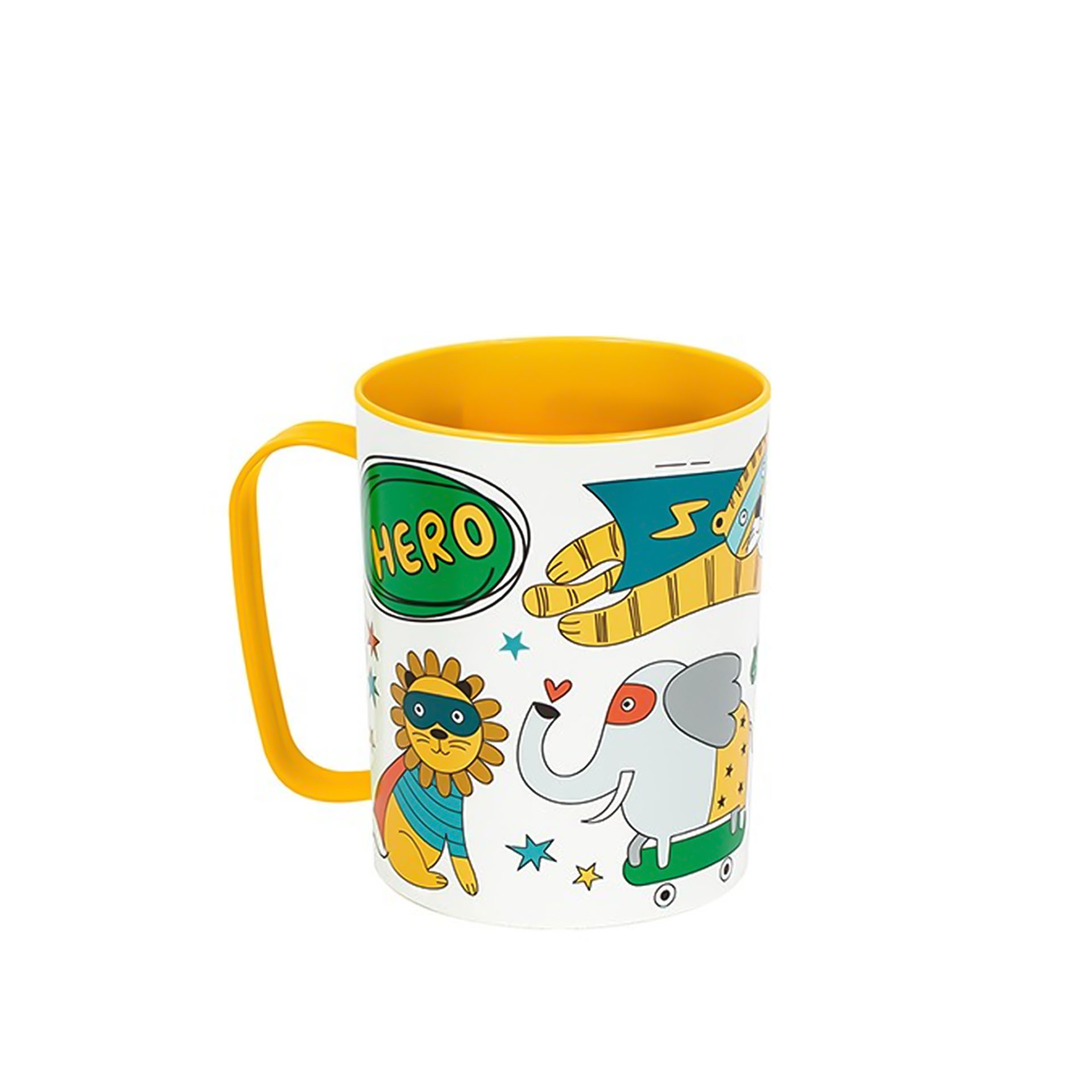 Caneca Fantasy Heróis 400ml 11.5X8.2X10cm