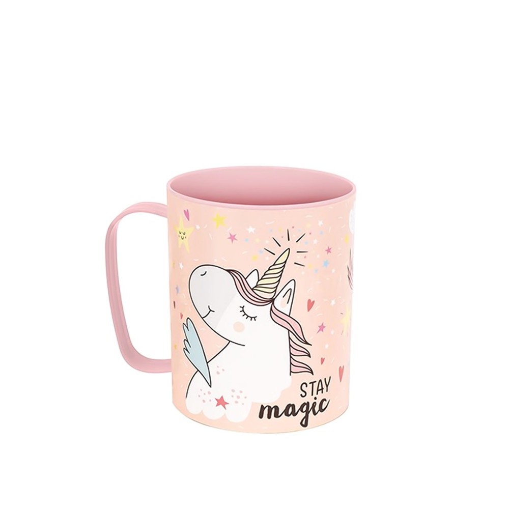 Caneca Fantasy Unicórnios 400ml 11.5X8.2X10cm