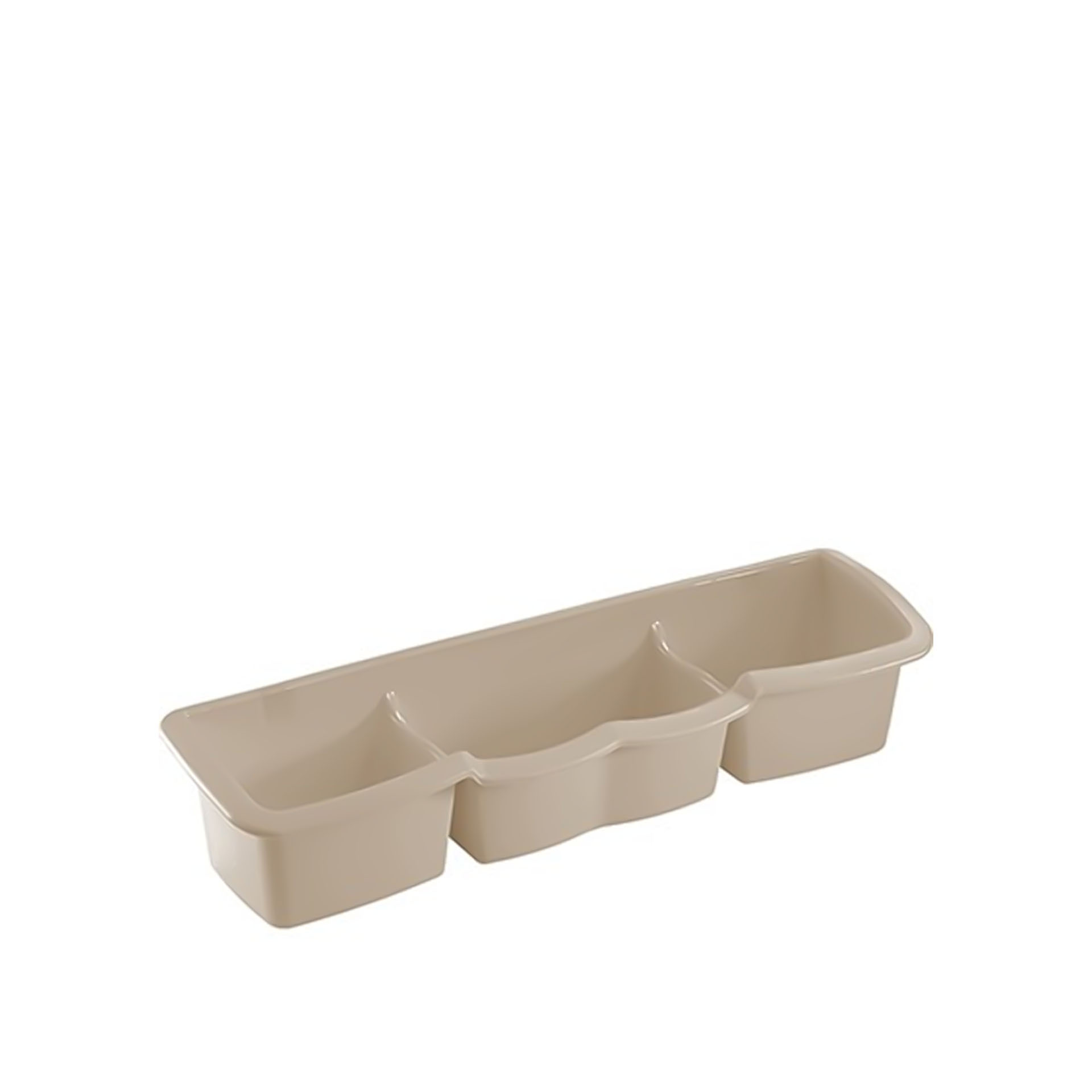 Caixa Esfregão Plástico 3 Compartimentos Cor Sortida 39.5X10.5X8.5cm