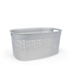 Cesta Roupa Plstico Rattan 44l 58X39X27cm