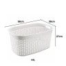 Cesta Roupa Plstico Rattan 44l 58X39X27cm