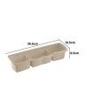 Caixa Esfregão Plástico 3 Compartimentos Cor Sortida 39.5X10.5X8.5cm Caixa Esfregão Plástico 3 Compartimentos Cor Sortida 39.5X10.5X8.5cm