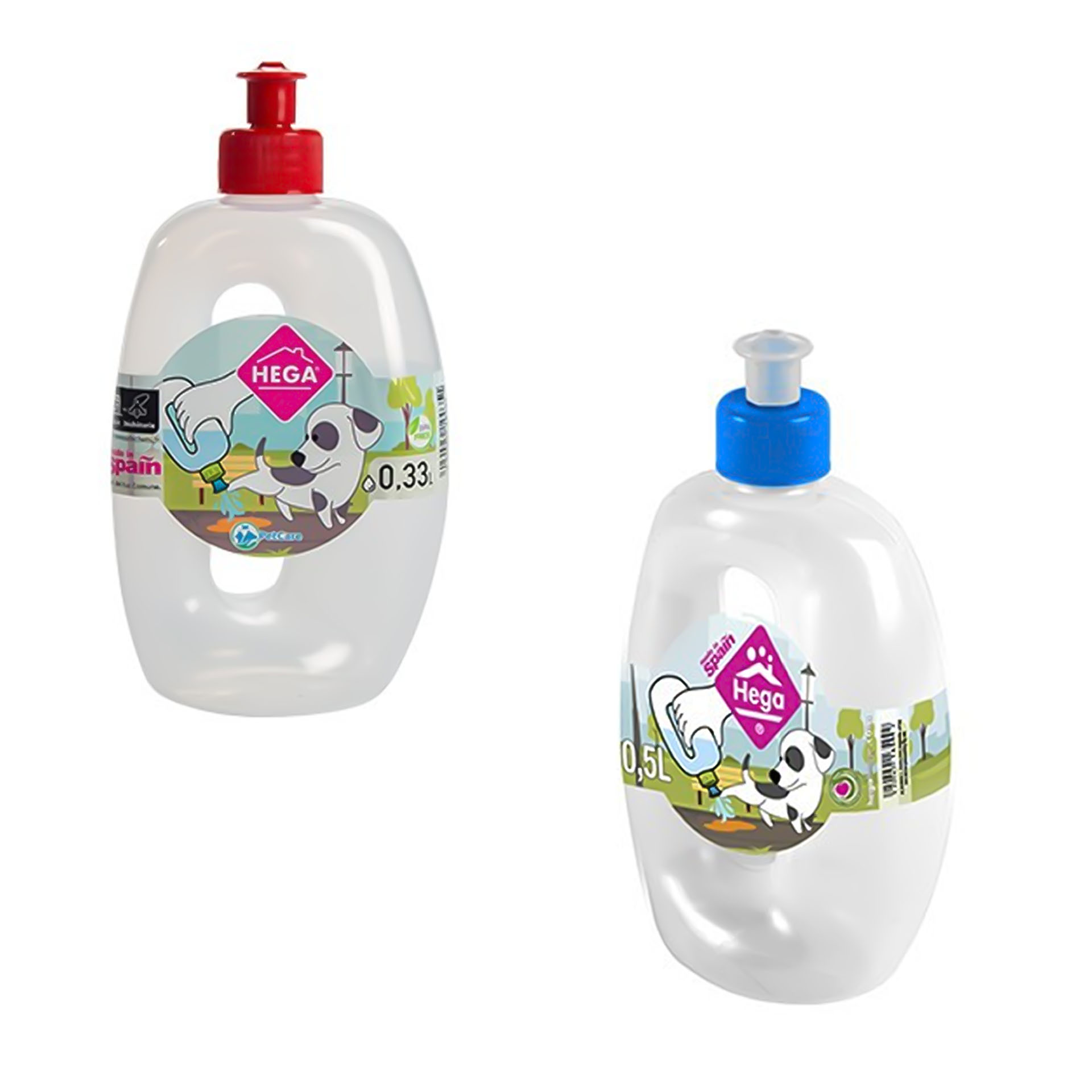 Garrafa Água Treino Animal 330ml 19cm