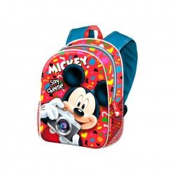 Mochila Primria Mickey Say Cheese