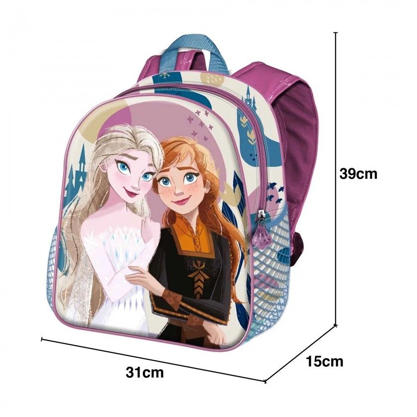 Mochila Escolar Frozen 39X31X15cm