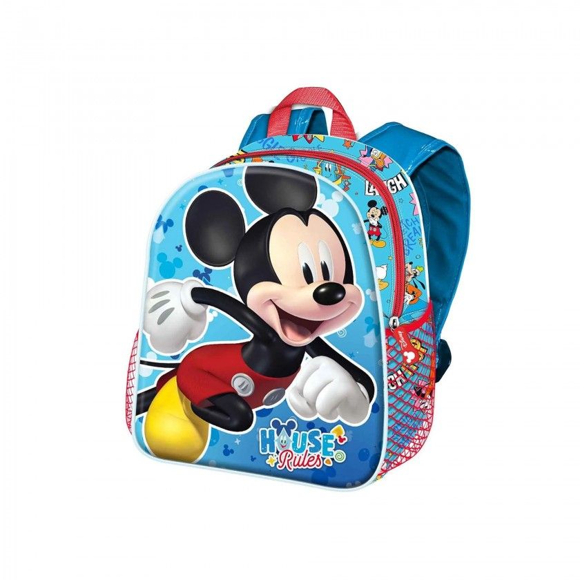 Mochila Escolar Mickey 39X31X15cm