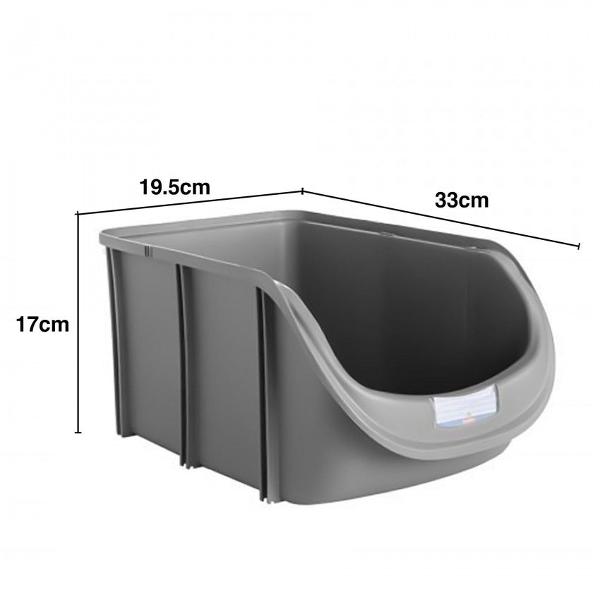 Caixa Organizadora Empilhável Polipropileno Caixa Organizadora Empilhável Polipropileno