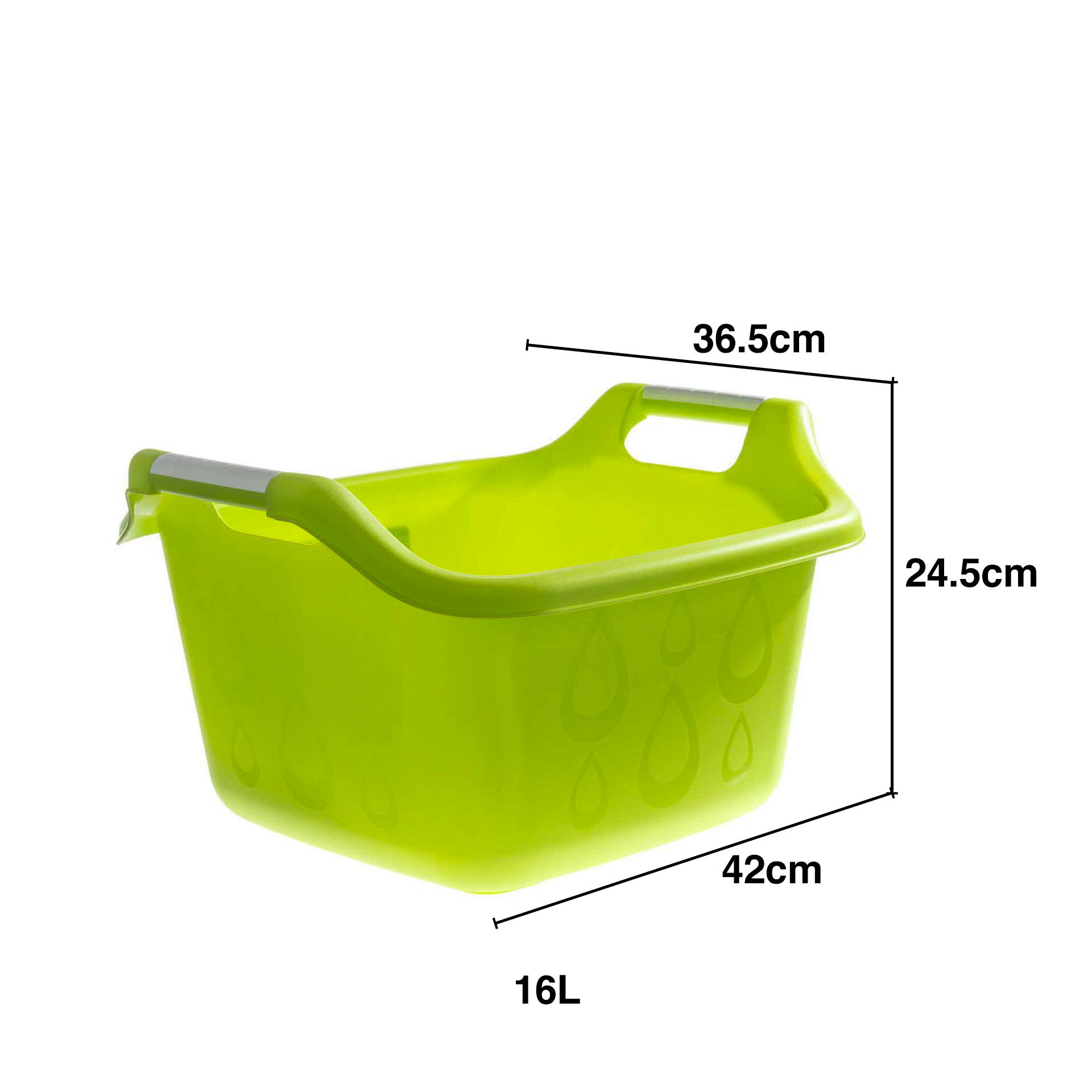 Bacia com Asas Quadralogic Quadrado