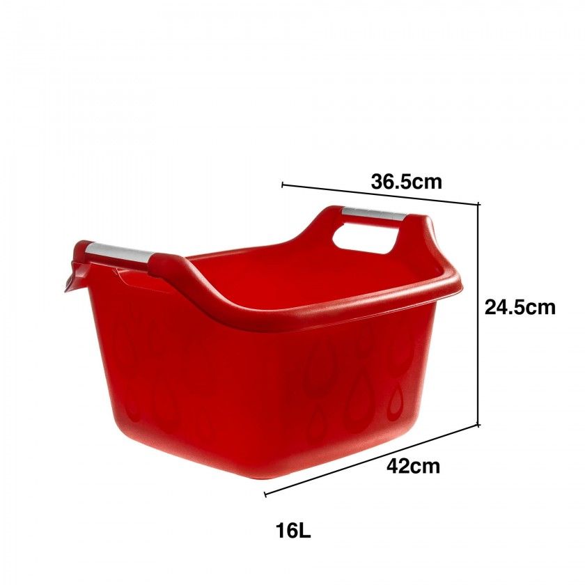 Bacia com Asas Quadralogic Quadrado