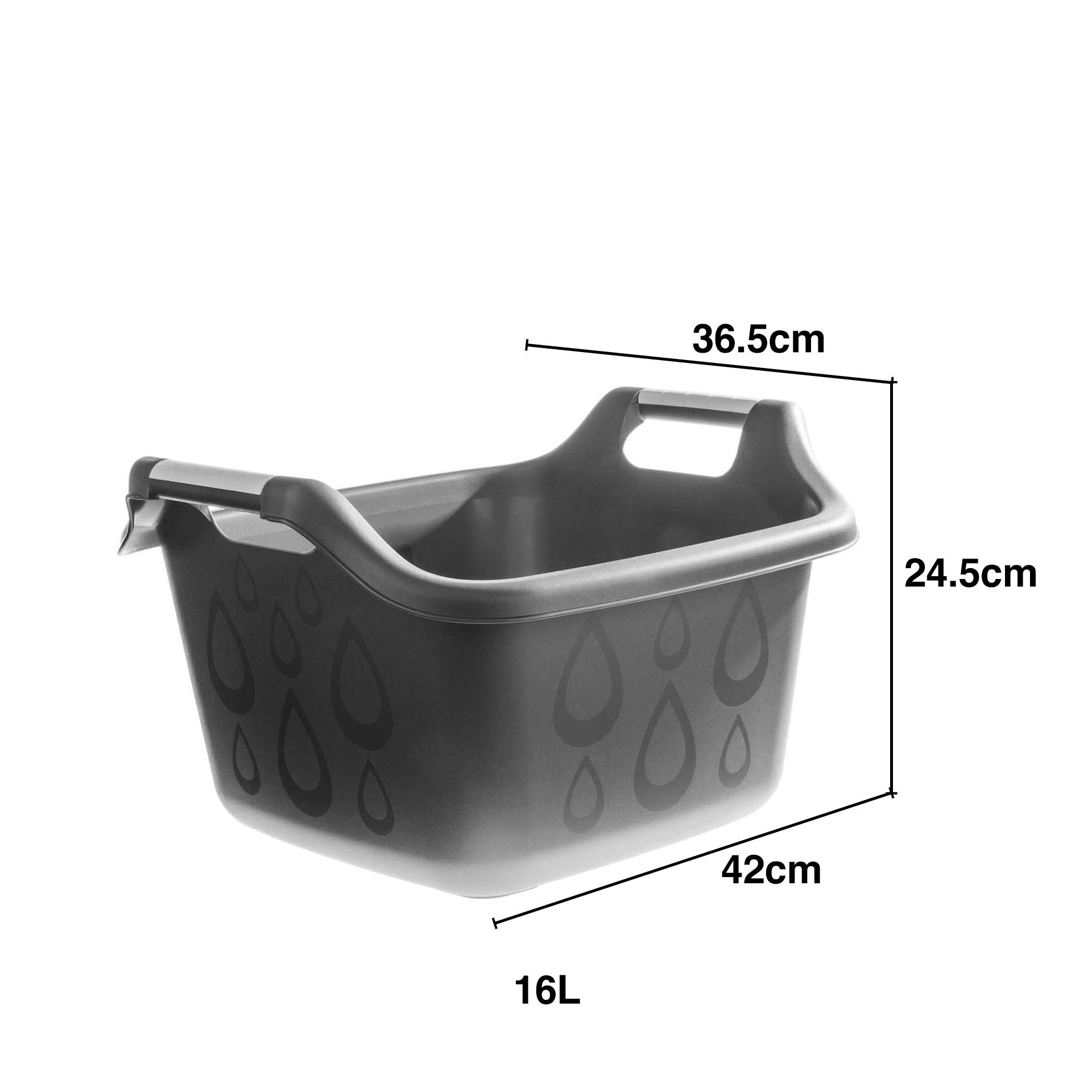 Bacia com Asas Quadralogic Quadrado