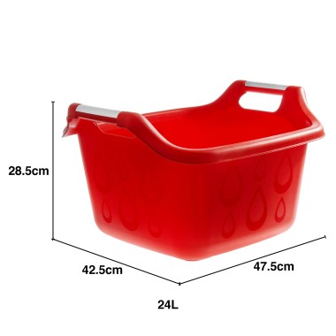 Bacia com Asas Quadralogic Quadrado