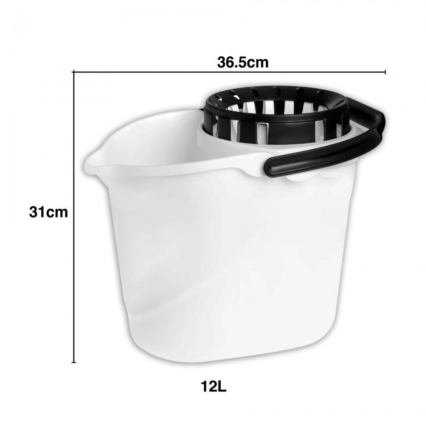 Balde com Espremedor Easydrip Oval 12L 28X36.5X31cm Balde com Espremedor Easydrip Oval 12L 28X36.5X31cm