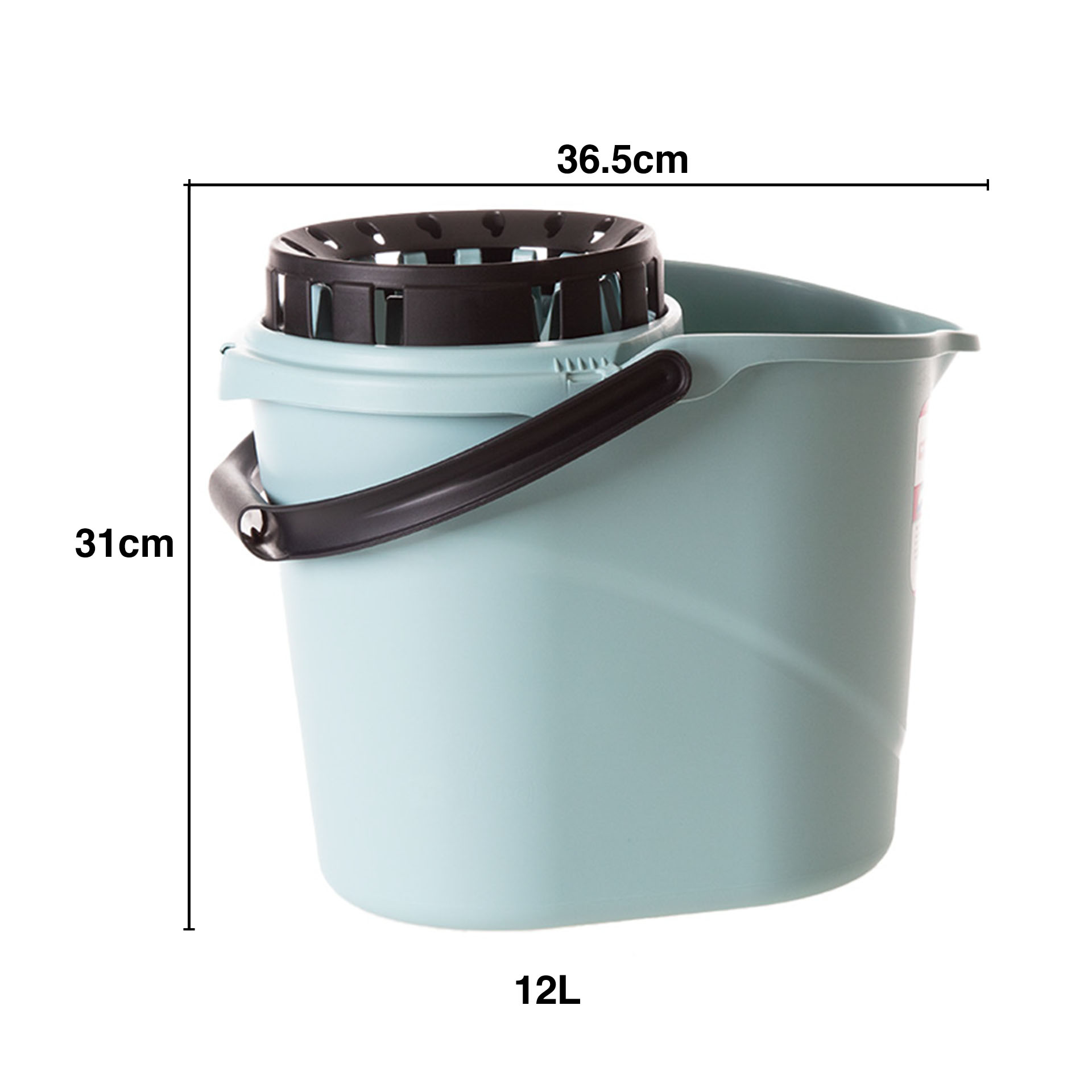 Balde com Espremedor Easydrip Oval 12L 28X36.5X31cm