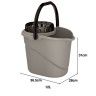 Balde com Espremedor Easydrip Oval 12L 28X36.5X31cm Balde com Espremedor Easydrip Oval 12L 28X36.5X31cm