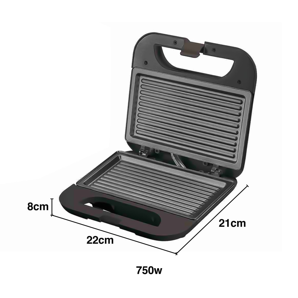Grelhador Sanduicheira Placa Argon 750w 21X22X8cm