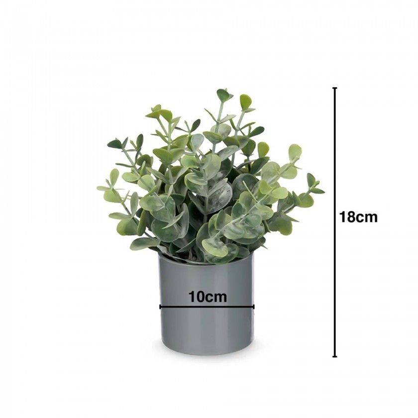 Vaso Planta Artificial Planta Verde Sortida 10X18cm Vaso Planta Artificial Planta Verde Sortida 10X18cm