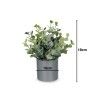 Vaso Planta Artificial Planta Verde Sortida 10X18cm Vaso Planta Artificial Planta Verde Sortida 10X18cm