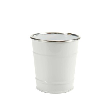 Balde Metal Fio Prata 500ml 10.5X10.5cm