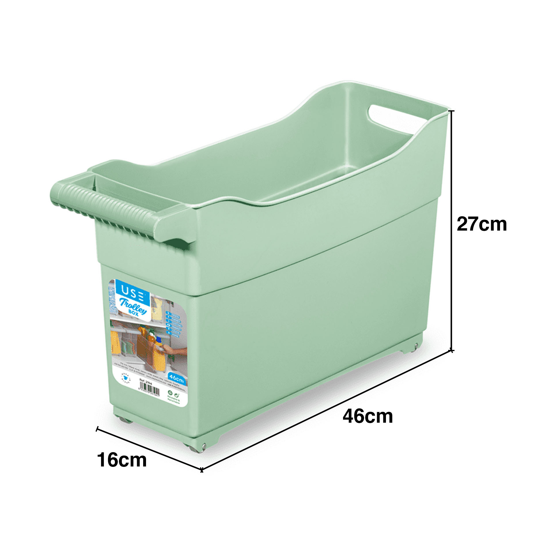 Organizador Trolley Pastel 46X16X27cm