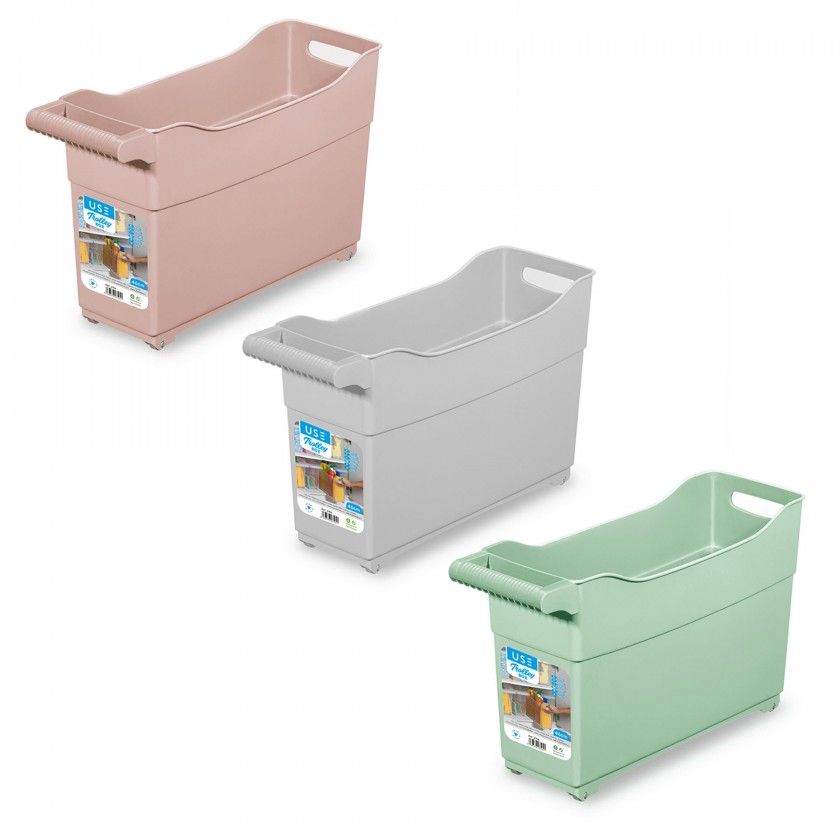 Organizador Trolley Pastel 46X16X27cm Organizador Trolley Pastel 46X16X27cm