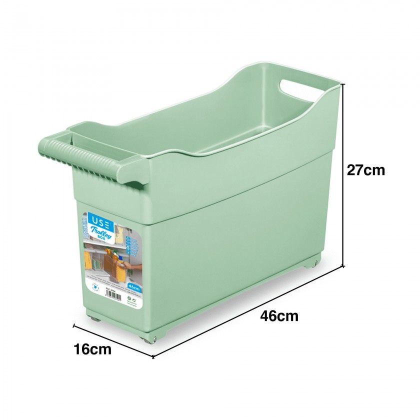 Organizador Trolley Pastel 46X16X27cm Organizador Trolley Pastel 46X16X27cm